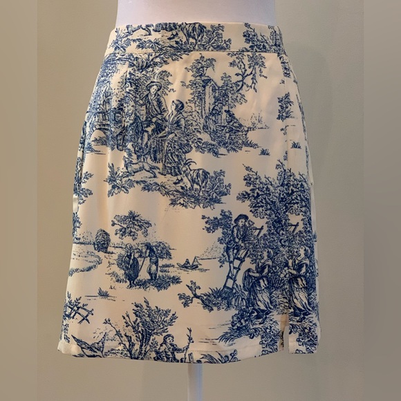 Cider Skirts Nwt Cider Toile Mini Skirt Poshmark